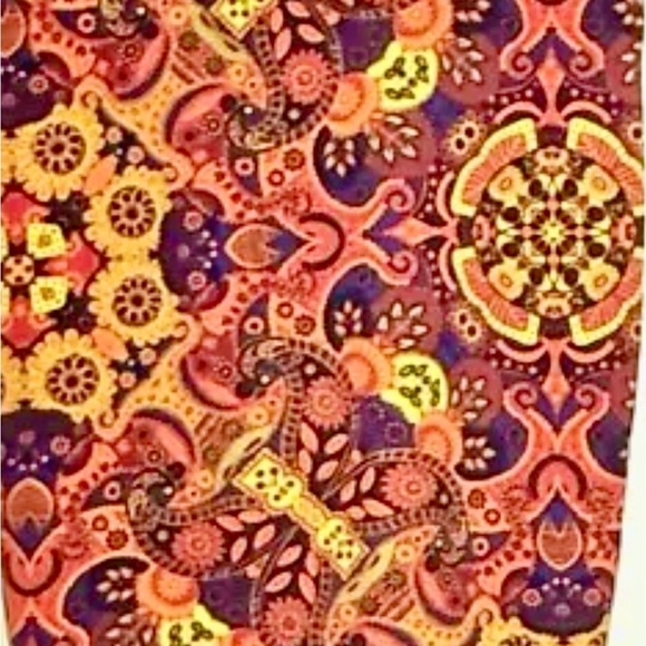 Lularoe Women’s Paisley Print Pencil Skirt S Multicolored Knee Length Stretchy - Picture 3 of 8